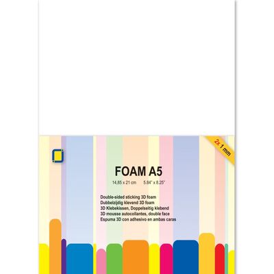 A5 FOAM SHEETS 1mm 2pk