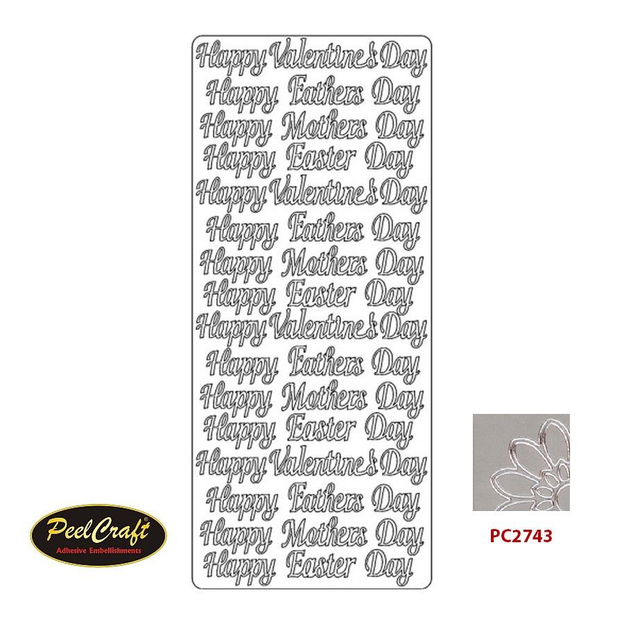 HAPPY DAYS ASSORT PC, Colour: Silver
