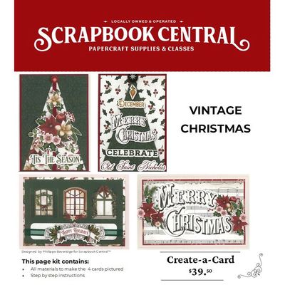 VINTAGE CHRISTMAS CARD KIT