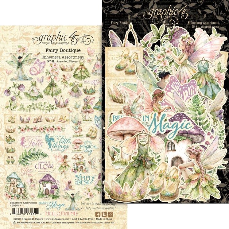 FAIRY BOUTIQUE EPHEMERA ASSORTMENT