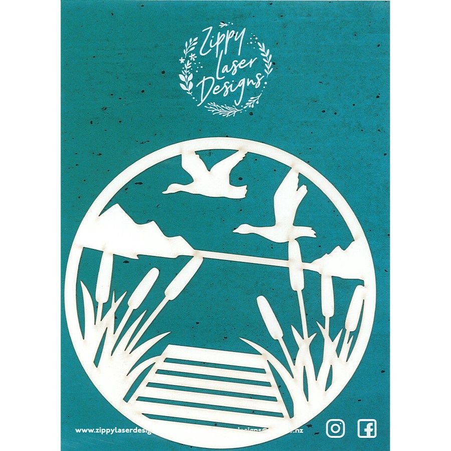 LAKE VIEW - CIRCLE LASER CUT