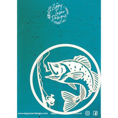 FISHING - CIRCLE LASER CUT