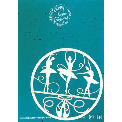 BALLERINA - CIRCLE LASER CUT