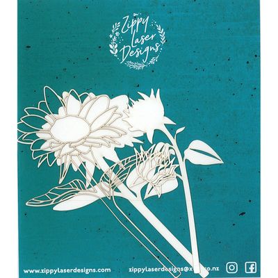 SUNFLOWER - LAYER LASER CUT