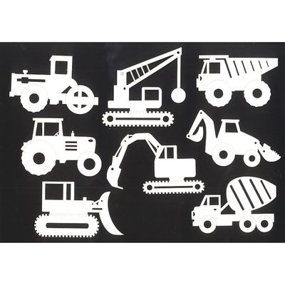CONSTRUCTION VEHICLES - LASER CUT