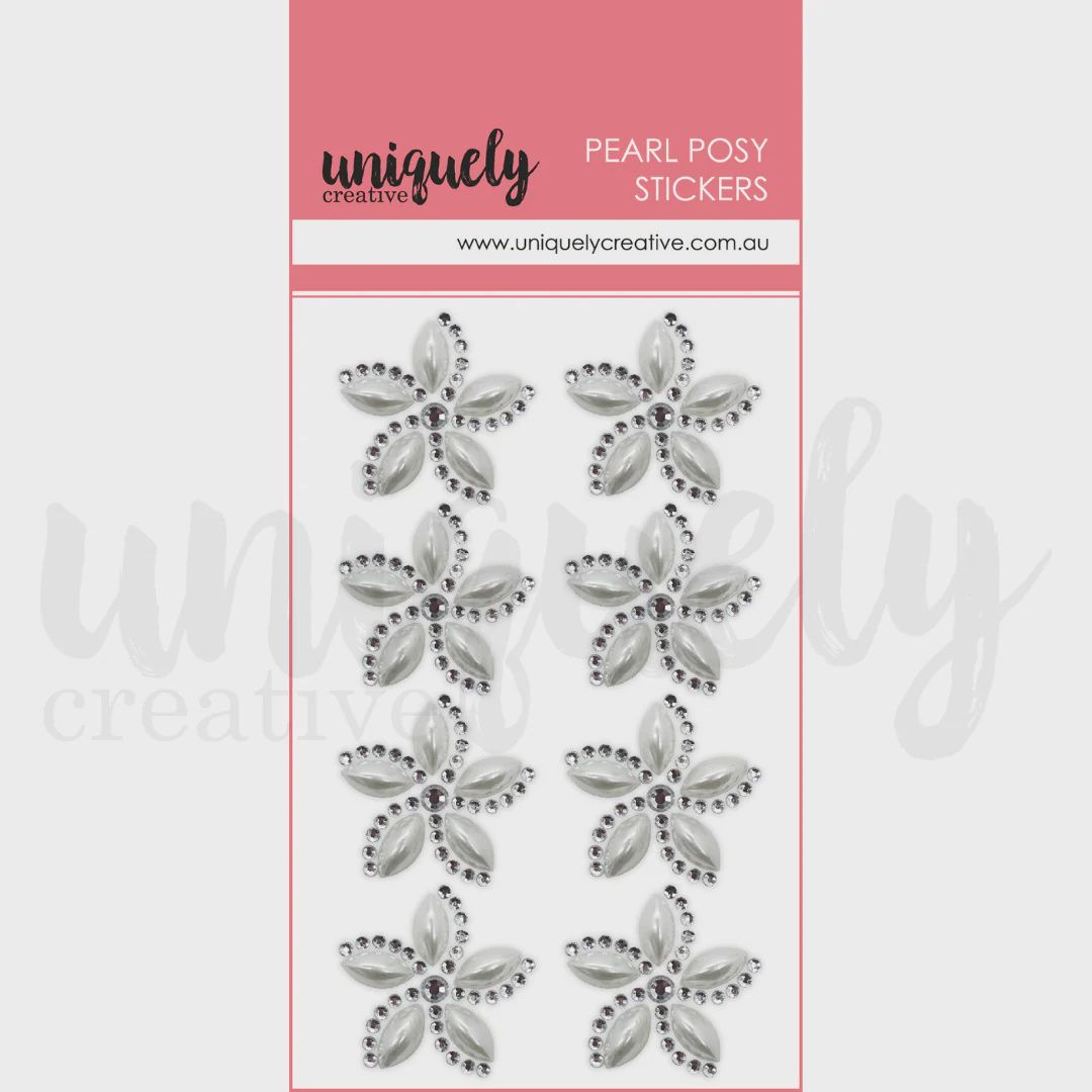 PEARL POSY STICKERS - PEARL