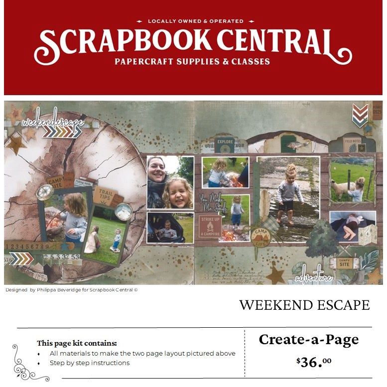 WEEKEND ESCAPE PAGE KIT