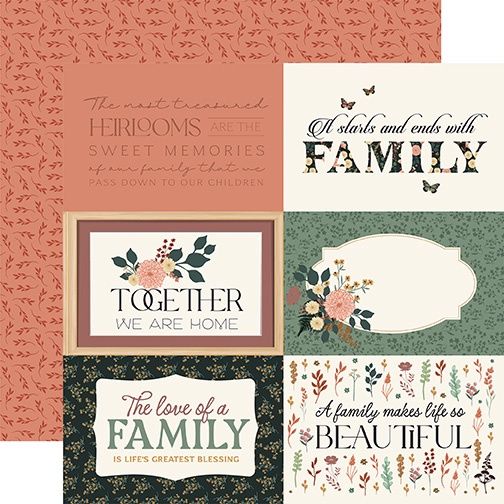 FAMILY - 6x4 JOURNALING CARDS