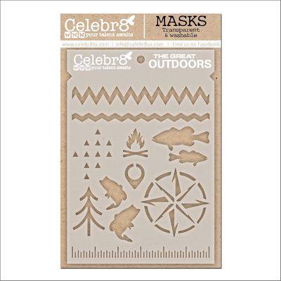 FISHING &amp; CAMPING STENCIL