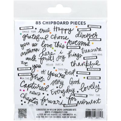 WILLOW GROVE CHIPBOARD BITS