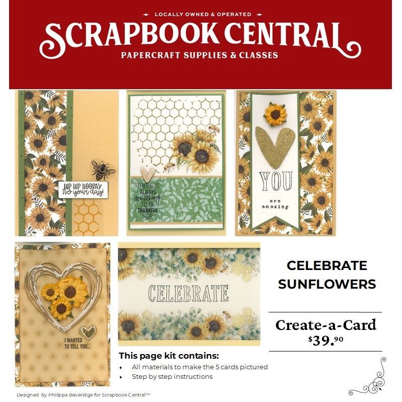CELEBRATE SUNFLOWERS CARD KIT