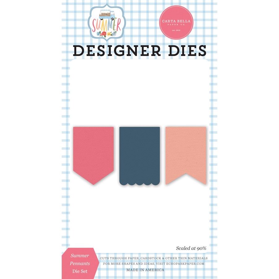 SUMMER PENNANTS DIE SET