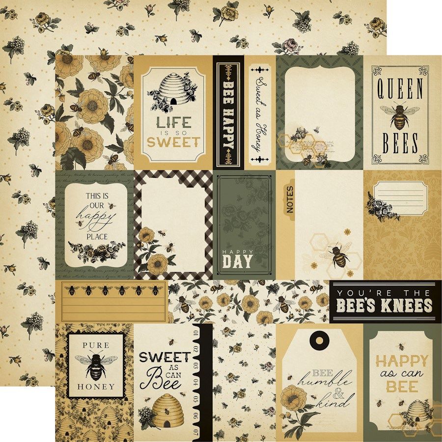 HONEY JOURNALING CARDS - HONEYBEE