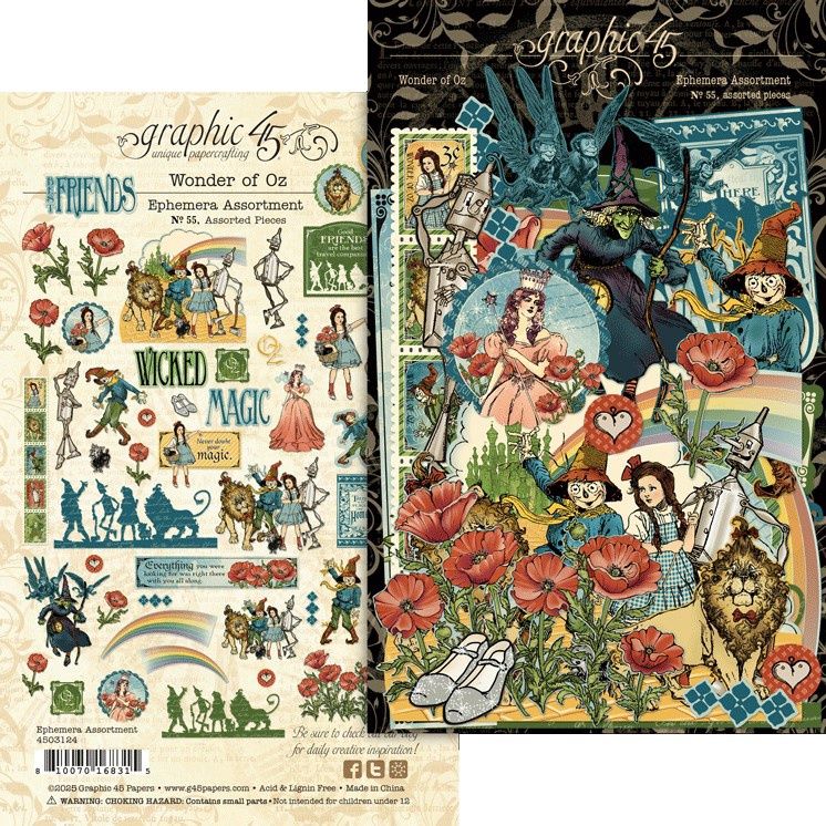 WONDER OF OZ  EPHEMERA ASSORTMENT
