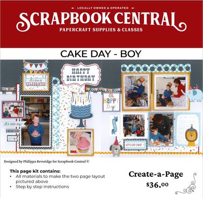 CAKE DAY PAGE KIT - BOY