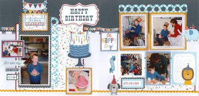CAKE DAY PAGE KIT - BOY