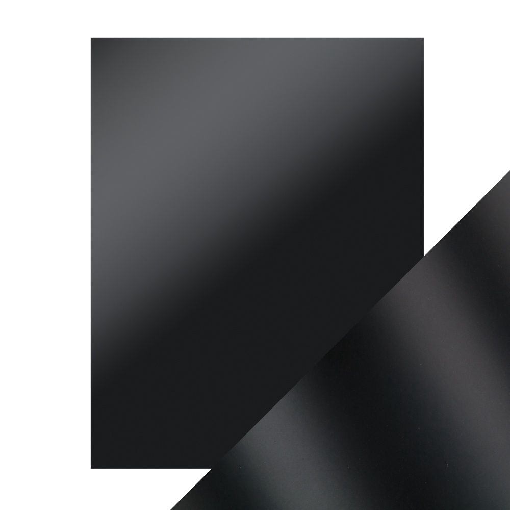 CRAFT PERFECT MIRROR CARD 8.5x11", Colour: Black Velvet (Satin)