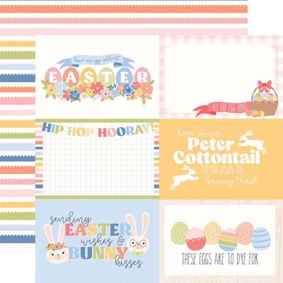 6x4 JOURNAL CARDS - BUNNIES &amp; BASKETS