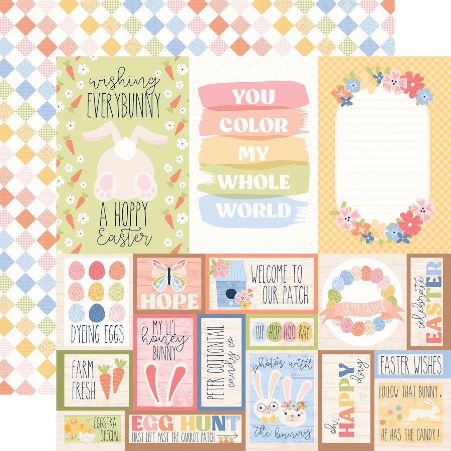 MULTI JOURNAL CARDS - BUNNIES &amp; BASKETS