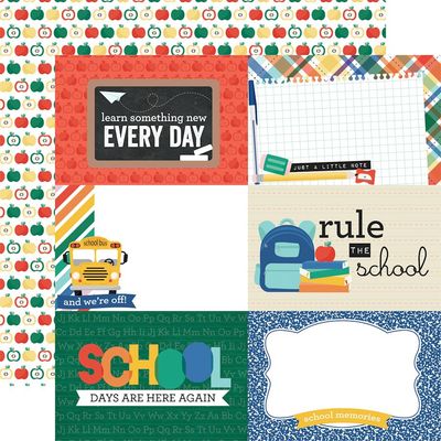 6x4 JOURNAL CARDS - OFF TO SCHOOL