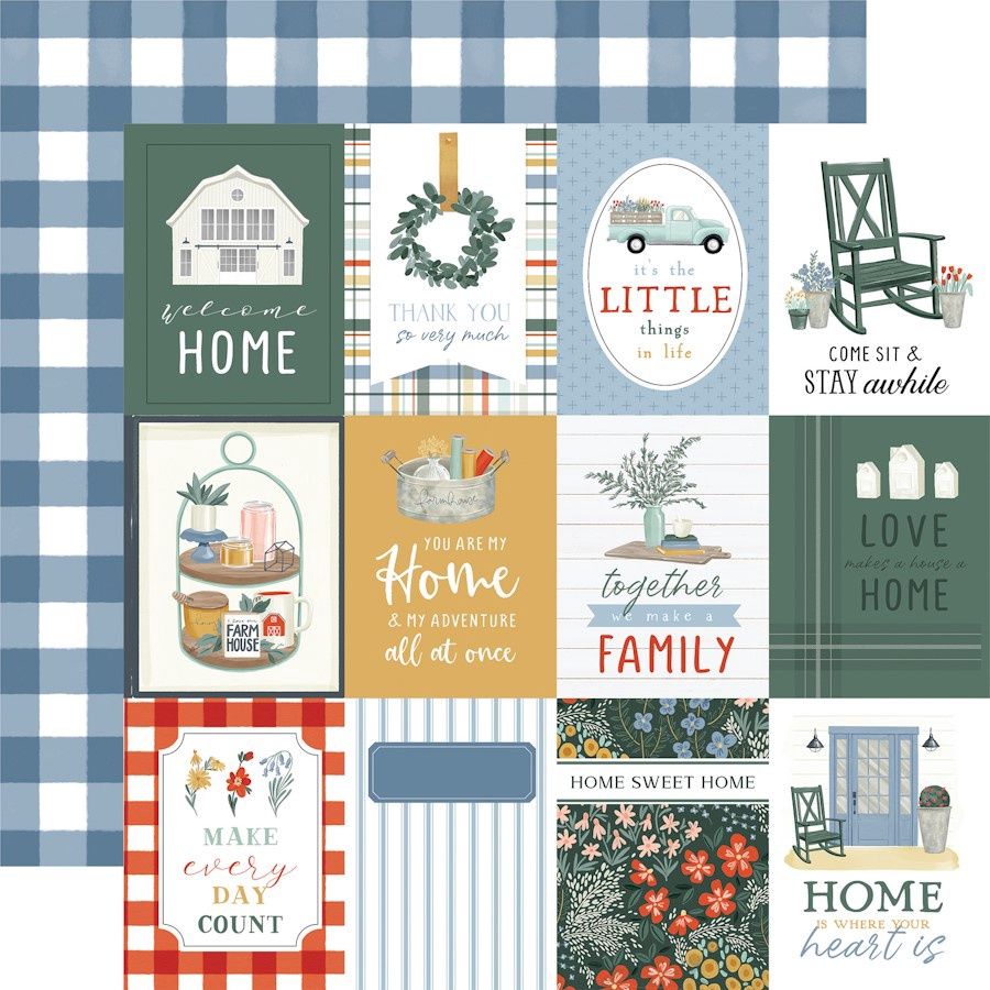 3x4 JOURNAL CARDS - FARMHOUSE SUMMER