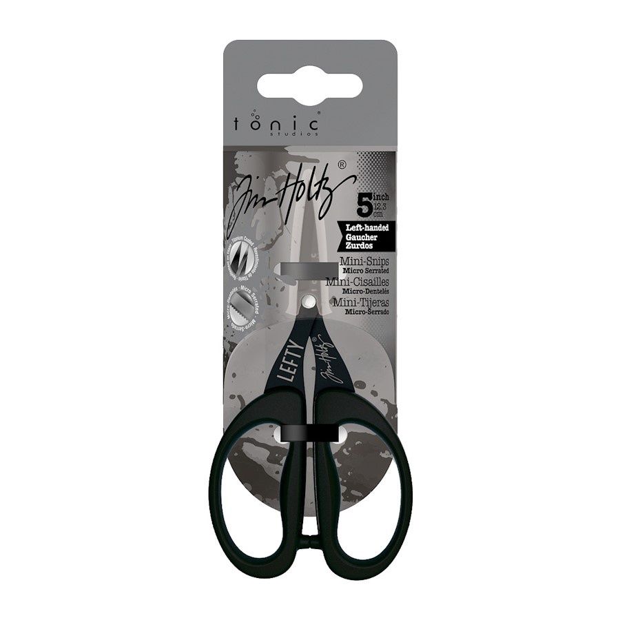 MICRO SERRATED MINI SNIPS 5" LEFT HANDED