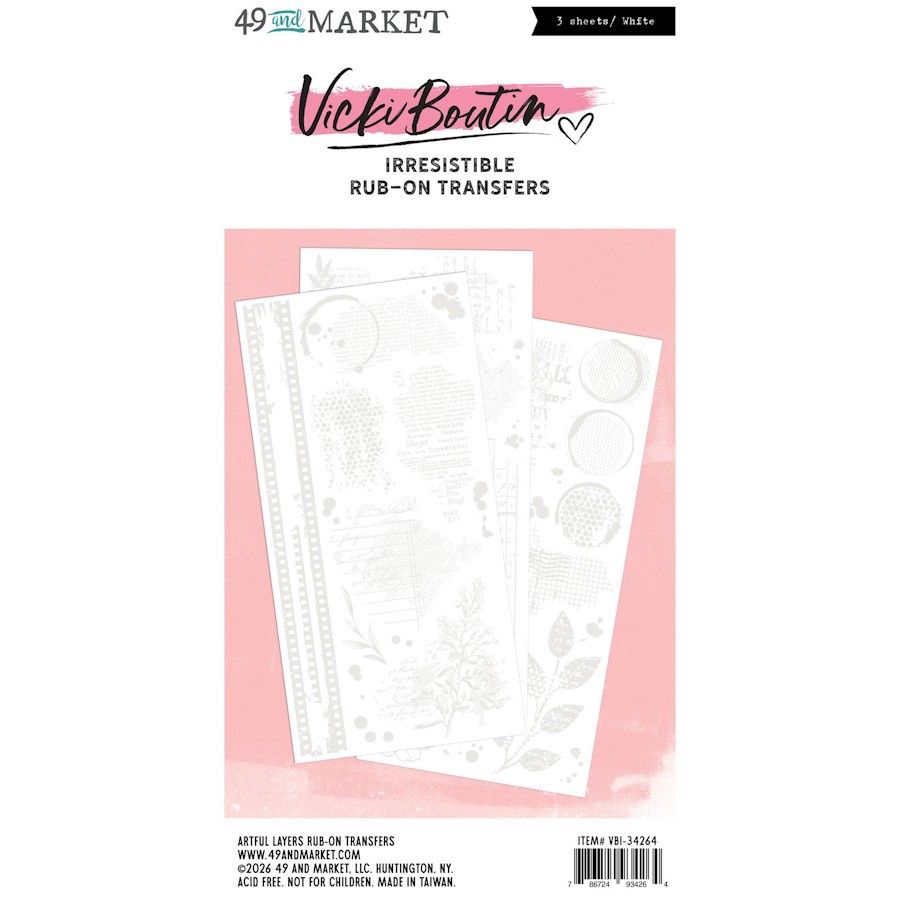 ARTFUL LAYERS RUB-ON TRANSFERS