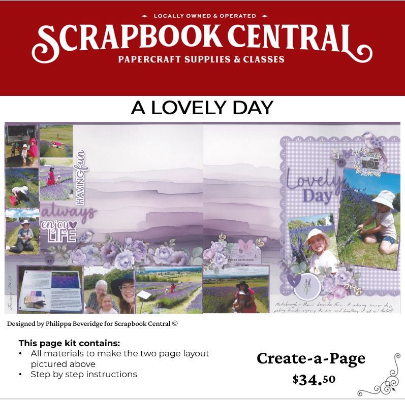 A LOVELY DAY PAGE KIT