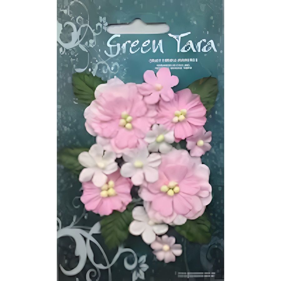 PASTEL FL &amp; LEAF ROSE