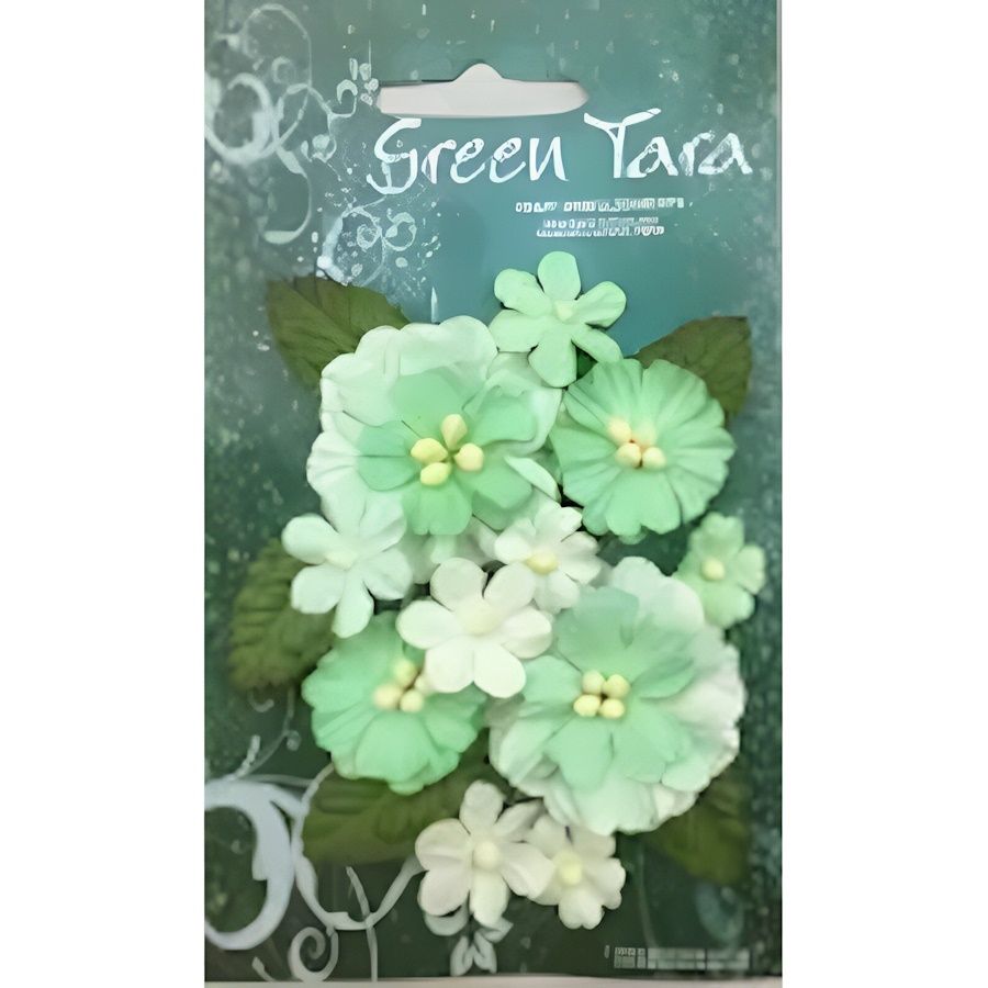 PASTEL FL &amp; LEAF GREEN
