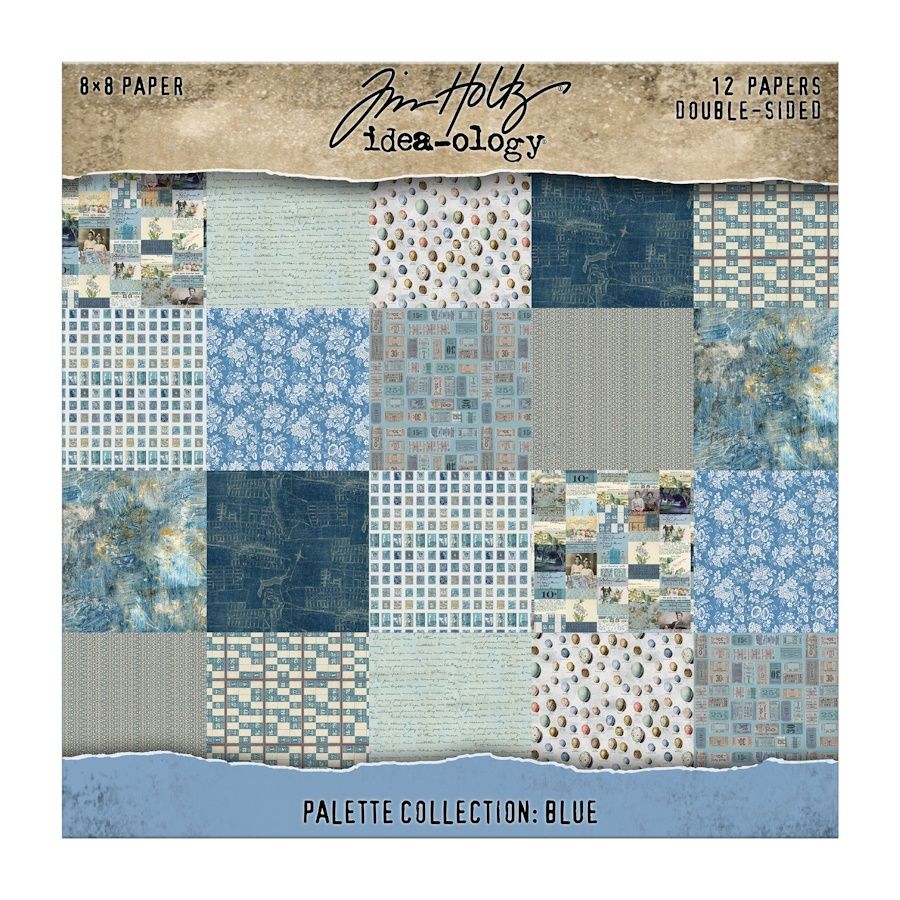8x8 CARDSTOCK BLUE PALETTE COLLECTION