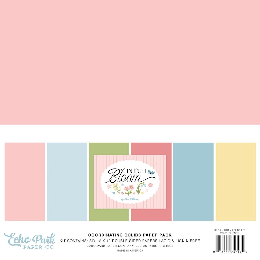 IN FULL BLOOM - SOLIDS COLLECTION PACK
