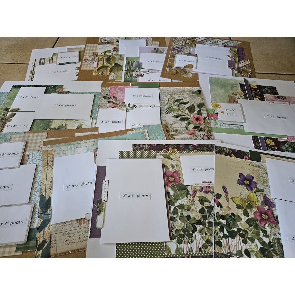 JENNY CLASS 5 GARDEN CHRONICLES 11 PAGE LAYOUTS - AUG 16