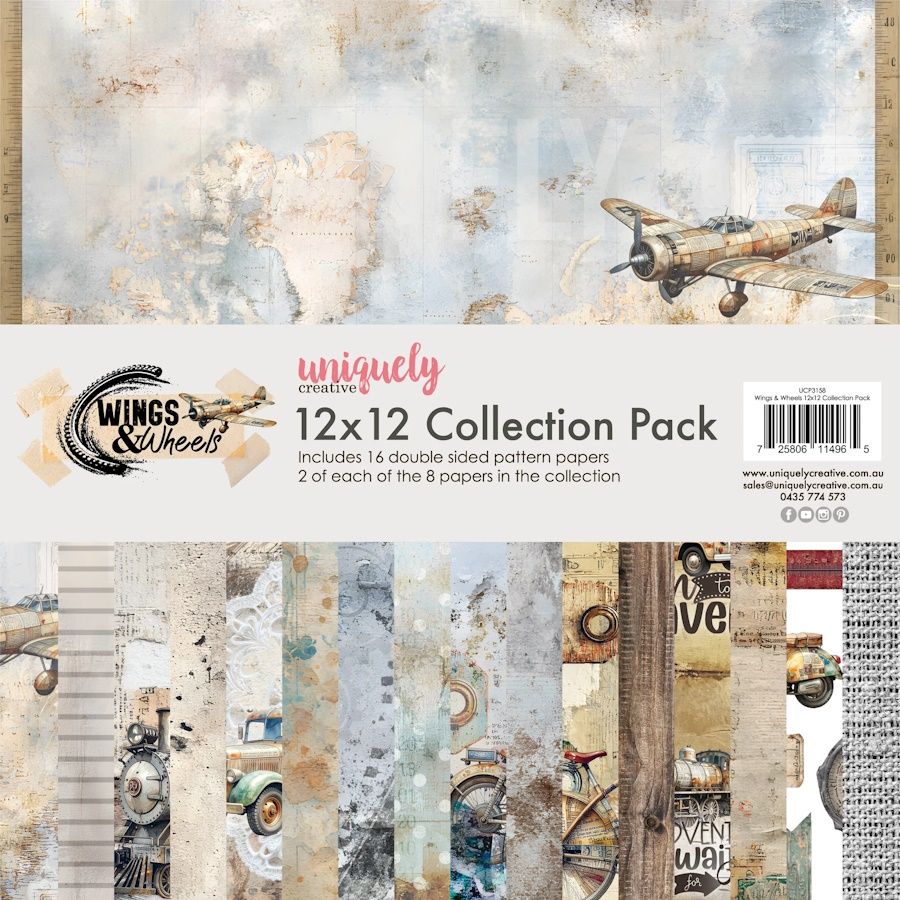 WINGS &amp; WHEELS 12x12 COLLECTION PACK
