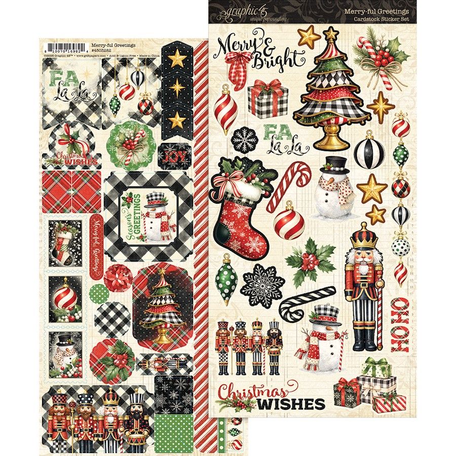 MERRY-FUL GREETINGS STICKER SET
