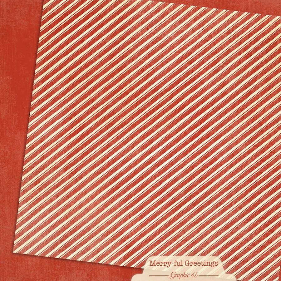 CANDY CANE RED P&amp;S - MERRY-FUL GREETINGS