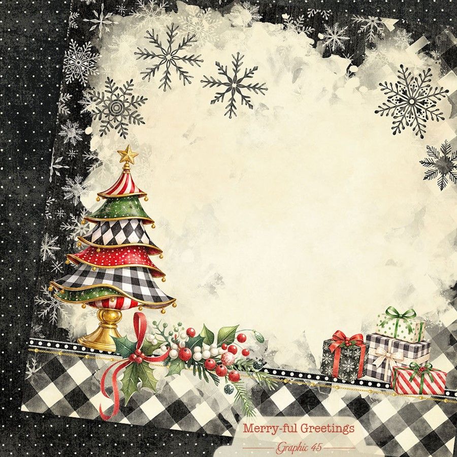 CHRISTMAS TREE LAYOUT - MERRY-FUL GREETINGS