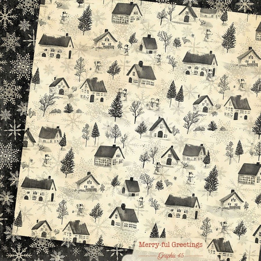 WINTER FLOWFLAKES - MERRY-FUL GREETINGS