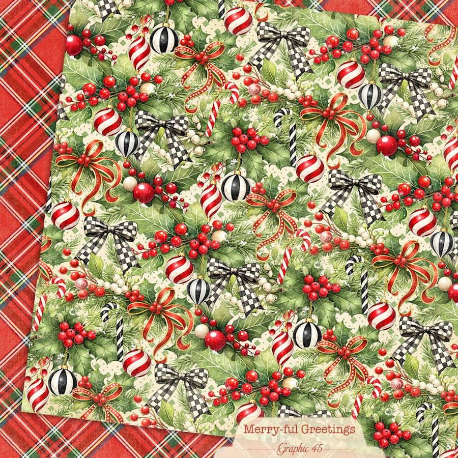 HOLLY &amp; BOWS - MERRY-FUL GREETINGS