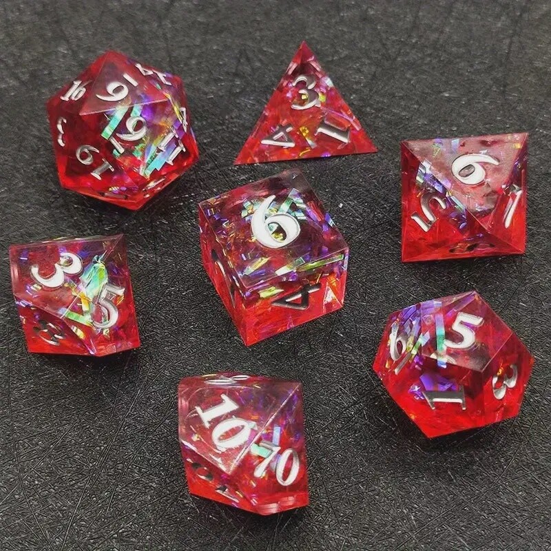Shimmer Dice - Red