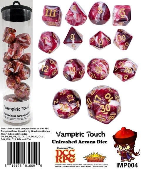 Unleashed Arcana Dice: Vampiric Touch