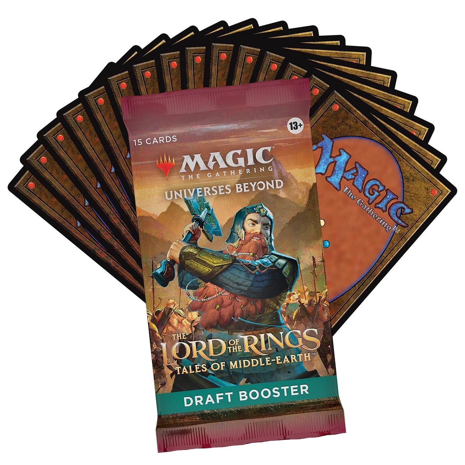 Magic the Gathering:  The Lord of the Rings:  Tales of Middle-Earth - Draft Booster Pack