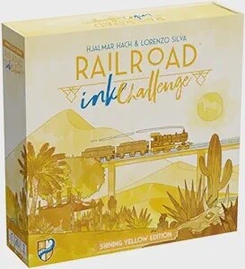 Railroad Ink Challenge: Shining Yellow