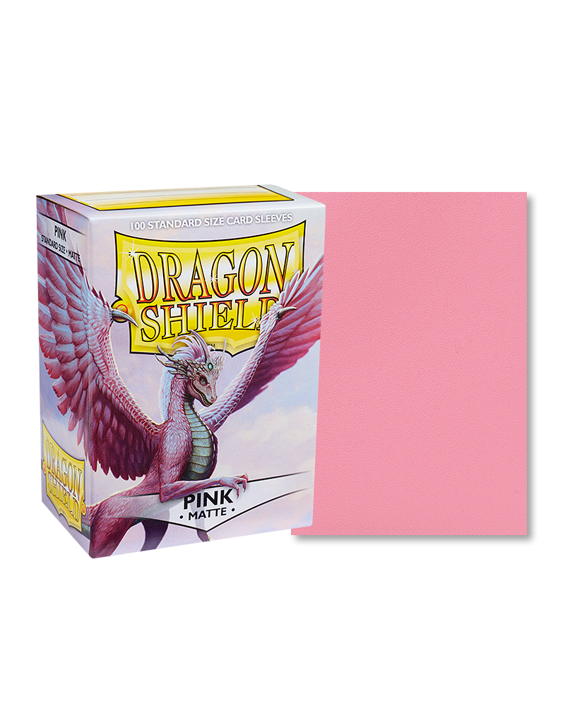 Dragon Shield: Standard Sleeves: Matte - Pink
