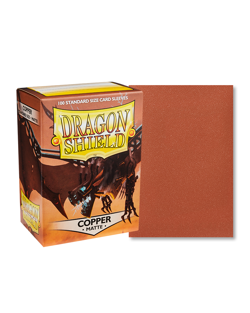 Dragon Shield: Standard Sleeves: Matte - Copper