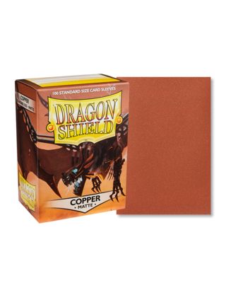 Dragon Shield: Standard Sleeves: Matte - Copper