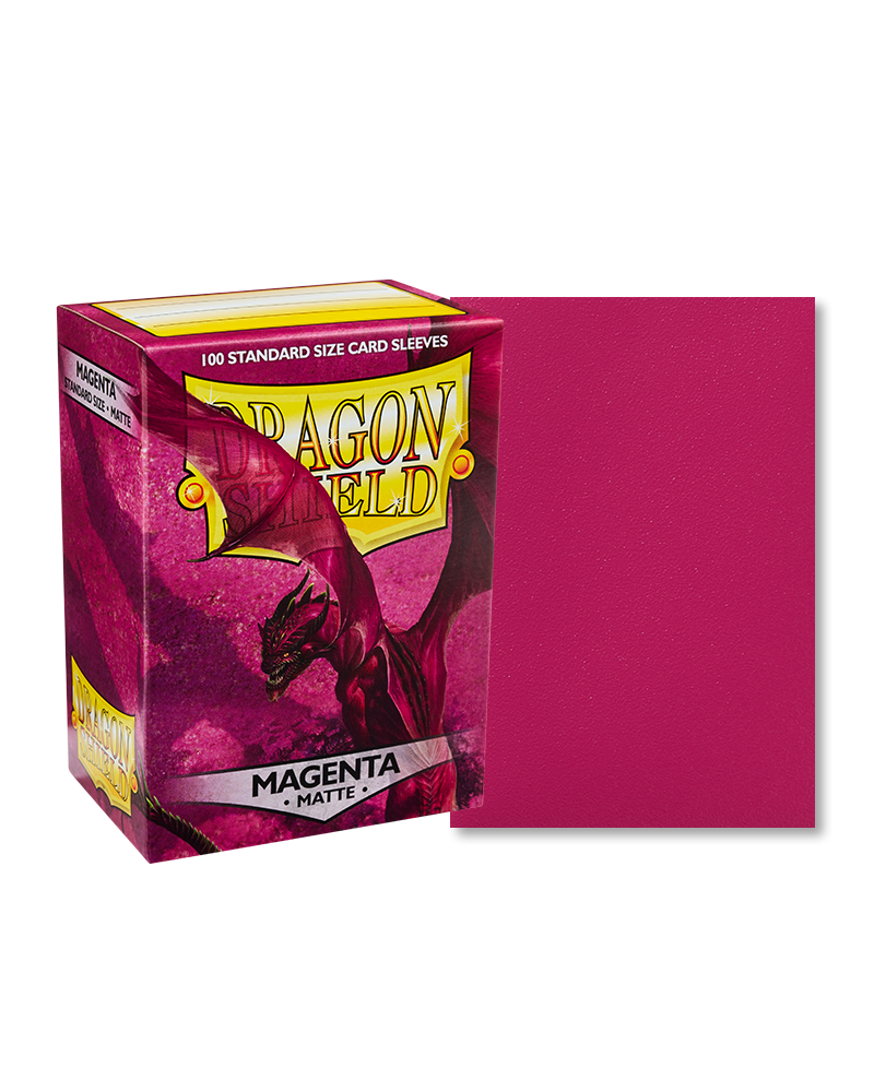 Dragon Shield: Standard Sleeves: Matte - Magenta