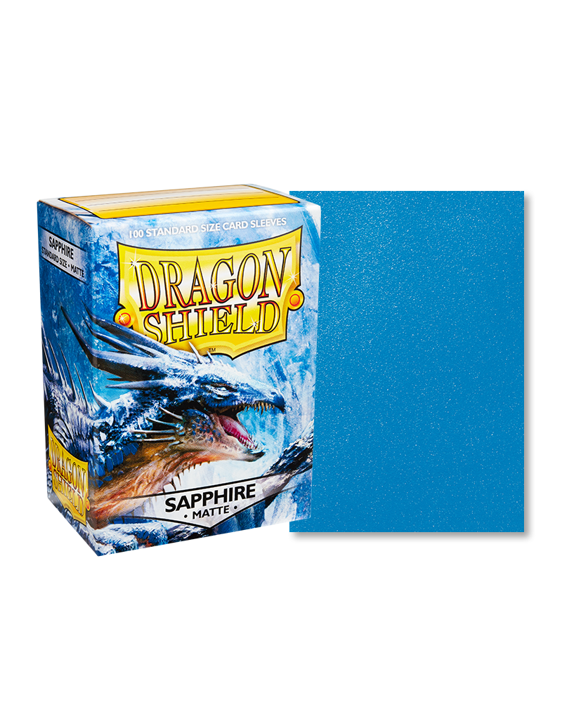 Dragon Shield: Standard Sleeves: Matte - Sapphire