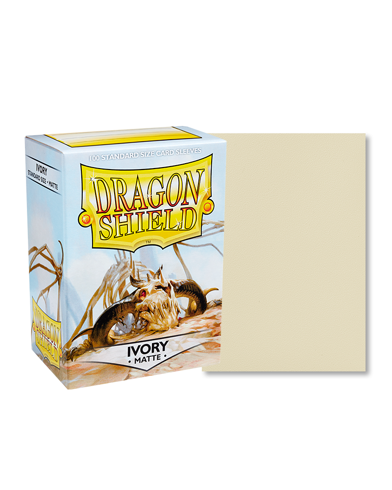 Dragon Shield: Standard Sleeves: Matte - Ivory