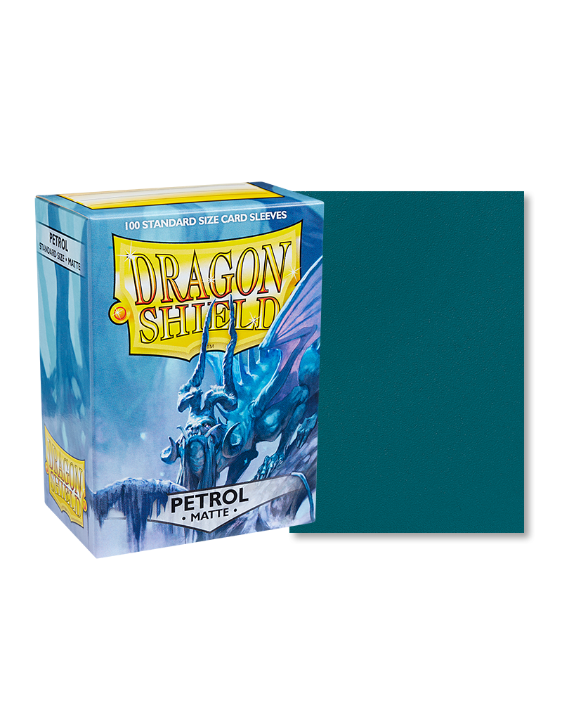 Dragon Shield: Standard Sleeves: Matte - Petrol